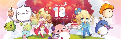 Maplestory 18th anniversary  They say that Rith and Ellie have to grow for the